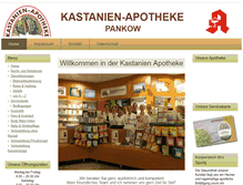 Tablet Screenshot of kastanien-apotheke-pankow.de